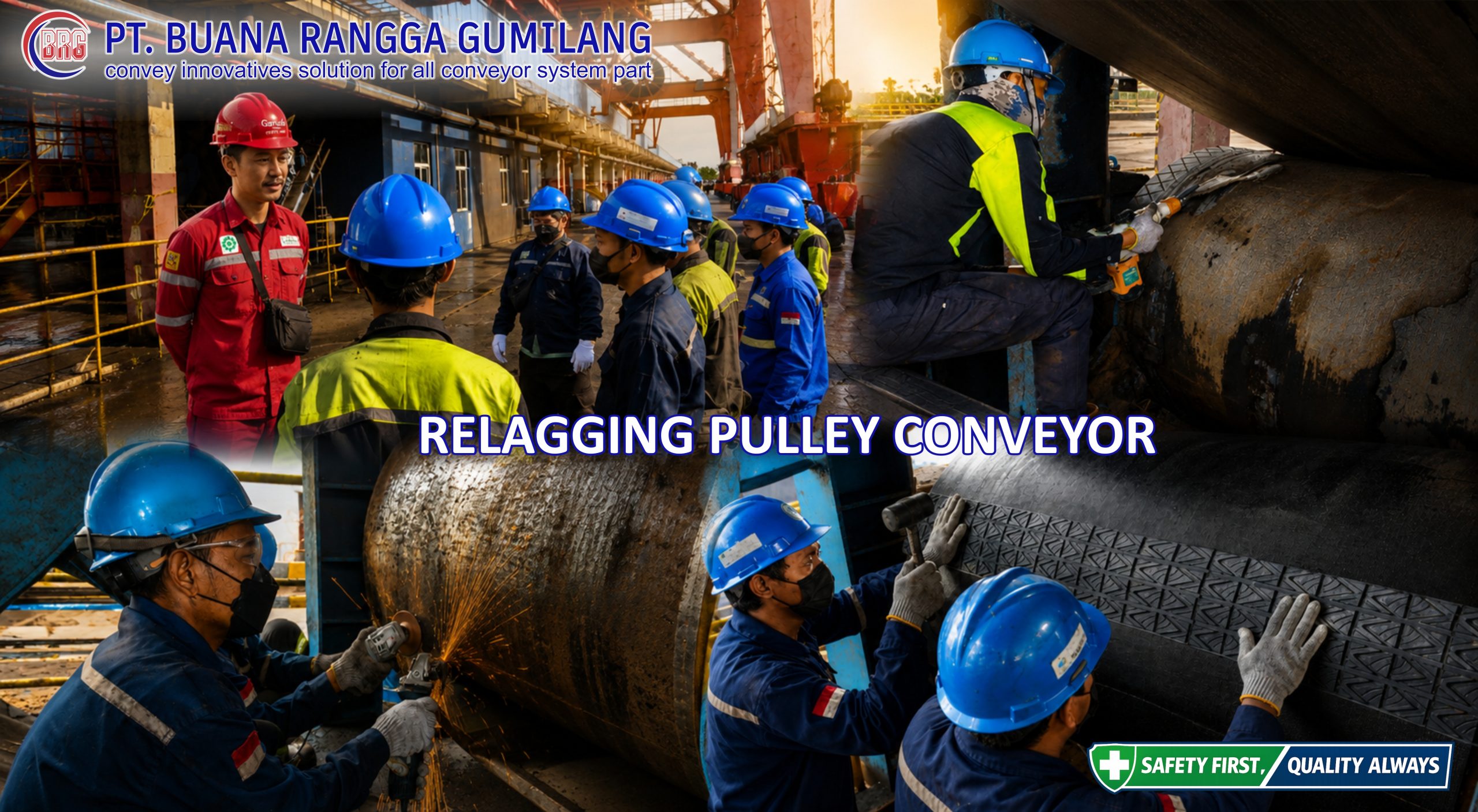 Rrelagging pulley konveyor k3 smk3 brg