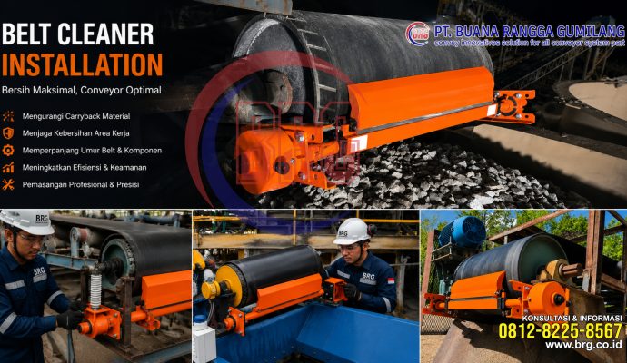belt cleaner instalation brg crew