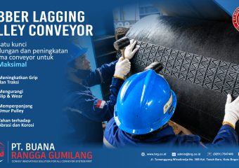 Rubber Lagging Pulley Conveyor: Fungsi, Jenis, Proses Pemasangan, dan Kapan Harus Diganti